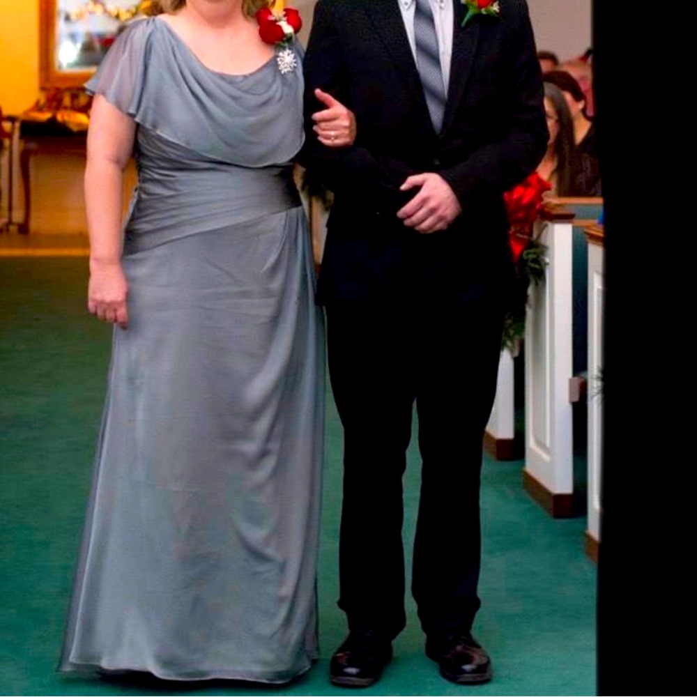 Jade by Jasmine Silver Formal Dress